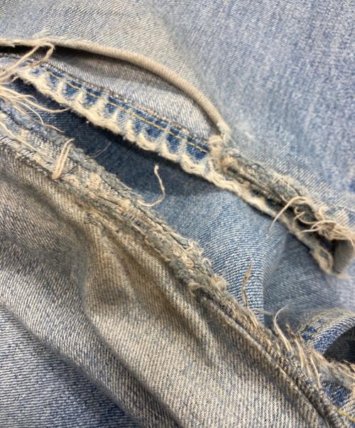 GUCCI（グッチ）GUCCI (グッチ) ヴィンテージ加工デニムパンツ インディゴ サイズ:50の古着・服飾アイテム