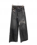 DIESELディーゼル）の古着「1996D-RISEデニムパンツ」｜ブラック