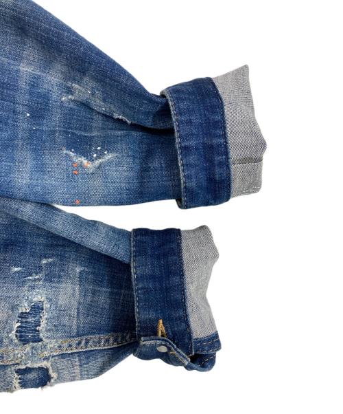 DSQUARED2（ディースクエアード）DSQUARED2 (ディースクエアード) 20SS Dan Jean Jacket インディゴ サイズ:46の古着・服飾アイテム