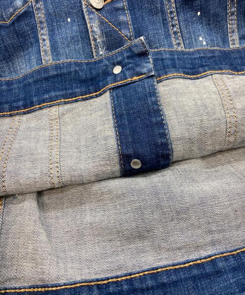 DSQUARED2（ディースクエアード）DSQUARED2 (ディースクエアード) 20SS Dan Jean Jacket インディゴ サイズ:46の古着・服飾アイテム