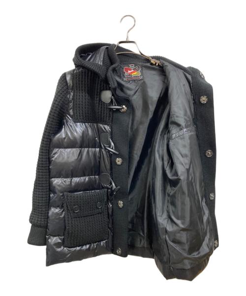 KARL HELMUT（カールヘルム）Karl Helmut (カールヘルム) ニット切替ジャケット ブラック サイズ:Ｍの古着・服飾アイテム