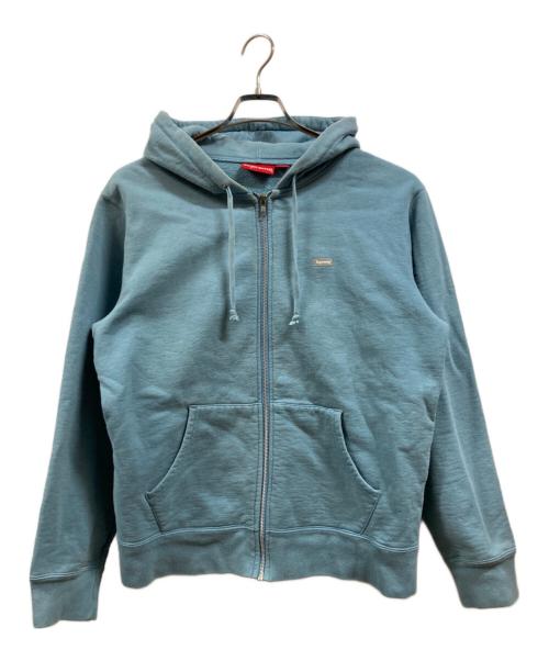 SUPREME（シュプリーム）Supreme (シュプリーム) Reflect Small Box Zip Up Sweatshirt ブルー サイズ:Mの古着・服飾アイテム