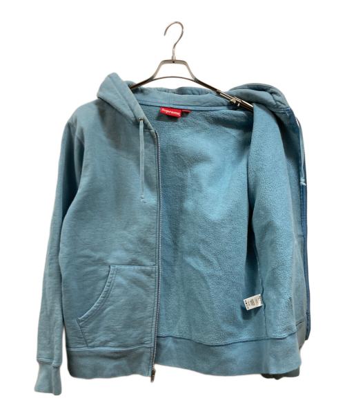 SUPREME（シュプリーム）Supreme (シュプリーム) Reflect Small Box Zip Up Sweatshirt ブルー サイズ:Mの古着・服飾アイテム