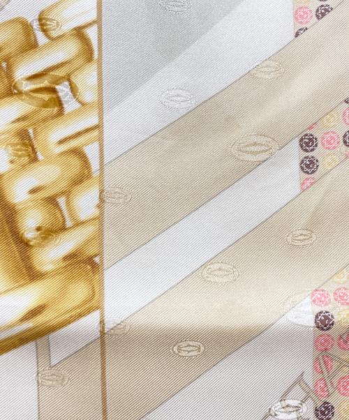 Cartier（カルティエ）Cartier (カルティエ) シルクスカーフの古着・服飾アイテム