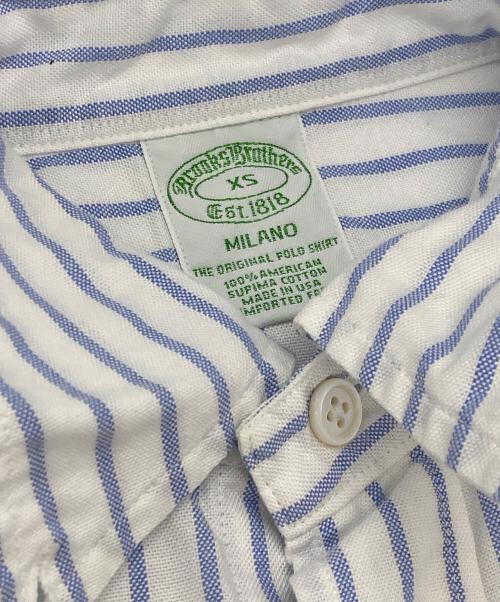BROOKS BROTHERS（ブルックスブラザーズ）BROOKS BROTHERS (ブルックスブラザーズ) ストライプBDシャツ ホワイト サイズ:XSの古着・服飾アイテム