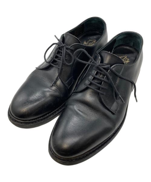 Jalan Sriwijaya（ジャランスリウァヤ）Jalan Sriwijaya (ジャランスリウァヤ) 外羽根プレーントゥ ブラック サイズ:6の古着・服飾アイテム