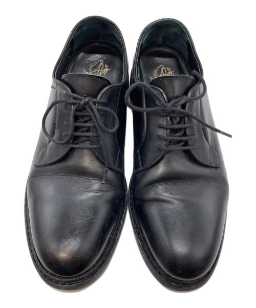 Jalan Sriwijaya（ジャランスリウァヤ）Jalan Sriwijaya (ジャランスリウァヤ) 外羽根プレーントゥ ブラック サイズ:6の古着・服飾アイテム