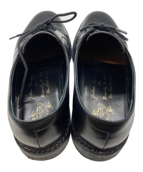 Jalan Sriwijaya（ジャランスリウァヤ）Jalan Sriwijaya (ジャランスリウァヤ) 外羽根プレーントゥ ブラック サイズ:6の古着・服飾アイテム