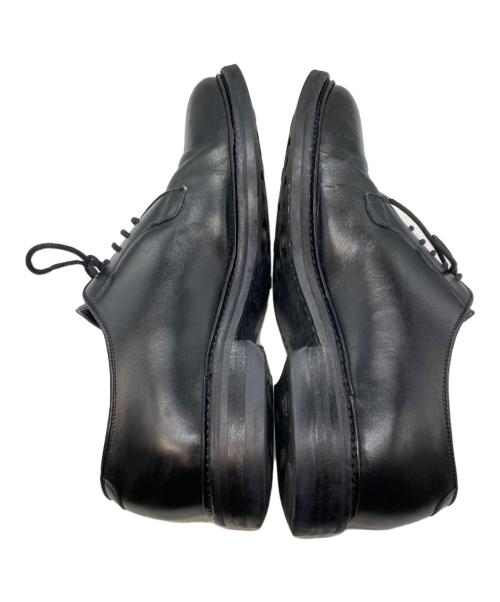 Jalan Sriwijaya（ジャランスリウァヤ）Jalan Sriwijaya (ジャランスリウァヤ) 外羽根プレーントゥ ブラック サイズ:6の古着・服飾アイテム