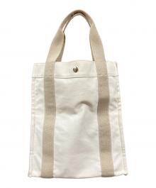 HERMES（エルメス）の古着「キャンバストートバッグ」｜ホワイト