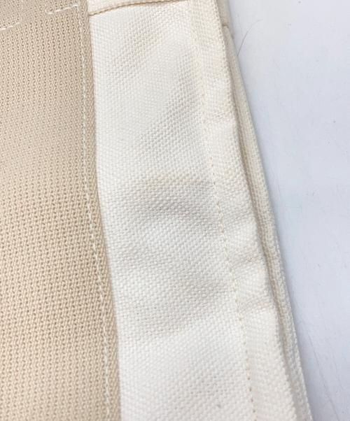 HERMES（エルメス）HERMES (エルメス) キャンバストートバッグ ホワイトの古着・服飾アイテム