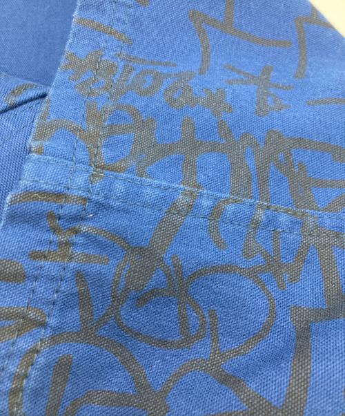 COMME des GARCONS SHIRT（コムデギャルソンシャツ）COMME des GARCONS SHIRT (コムデギャルソンシャツ) SUPREME (シュプリーム) 18AW Painted Canvas Chore Coat ネイビー サイズ:Mの古着・服飾アイテム