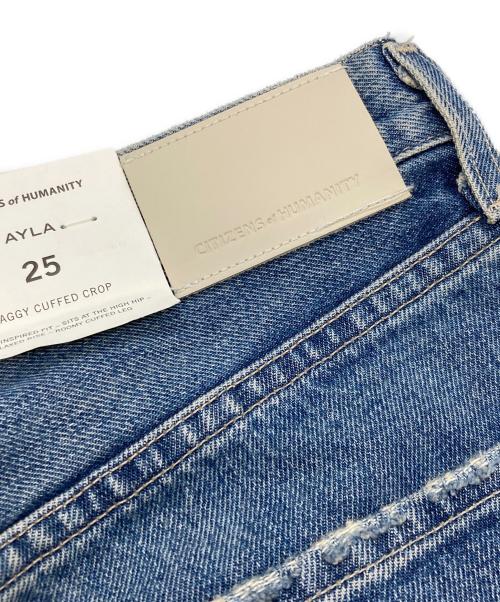 Ayla（アイラ）Ayla (アイラ) BAGGY BRIELLE バギーデニム インディゴ サイズ:25の古着・服飾アイテム