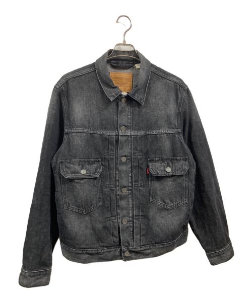 LEVI'S（リーバイス）LEVI'S (リーバイス) 2nd Type 後染めデニムジャケット ブラック サイズ:Mの古着・服飾アイテム