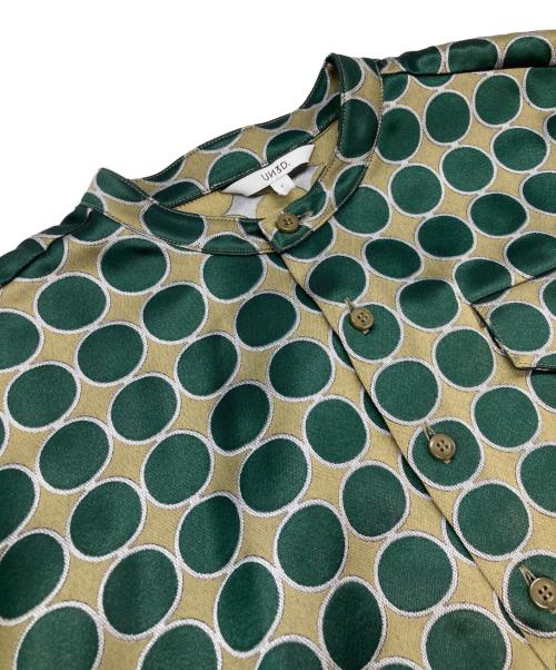 UN3D.（アンスリード）UN3D. (アンスリード) JACQUARD SH BZ グリーン サイズ:FREEの古着・服飾アイテム