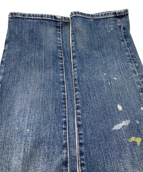 POLO RALPH LAUREN（ポロ・ラルフローレン）POLO RALPH LAUREN (ポロ・ラルフローレン) ボタンフライペイントデニムパンツ インディゴ サイズ:29/30の古着・服飾アイテム