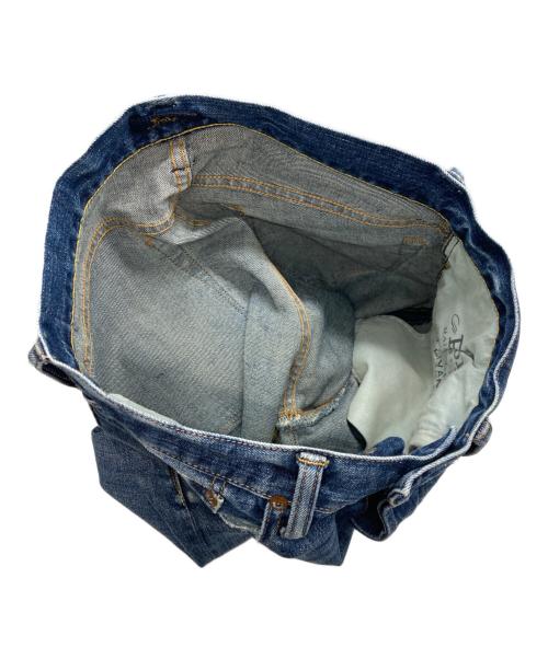 POLO RALPH LAUREN（ポロ・ラルフローレン）POLO RALPH LAUREN (ポロ・ラルフローレン) ボタンフライペイントデニムパンツ インディゴ サイズ:29/30の古着・服飾アイテム