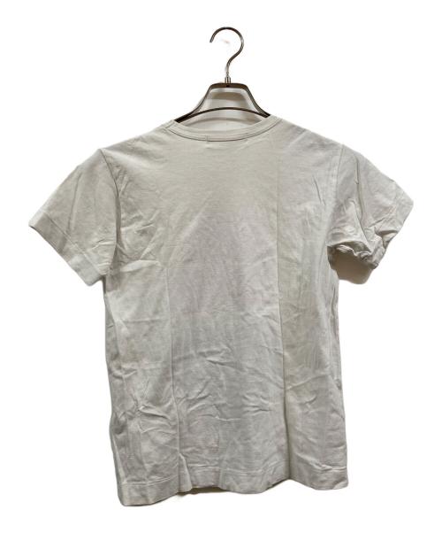 PLAY COMME des GARCONS（プレイコムデギャルソン）PLAY COMME des GARCONS (プレイコムデギャルソン) ダブルハートTシャツ ホワイト サイズ:Mの古着・服飾アイテム
