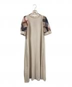 BLUE LABEL CRESTBRIDGEブルーレーベルクレストブリッジ）の古着「長袖ブラウス」｜グレー