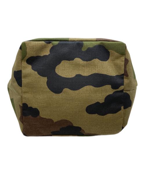 Herve Chapelier（エルベシャプリエ）Herve Chapelier (エルベシャプリエ) カモフラージュ柄ナイロン舟型トート グリーンの古着・服飾アイテム