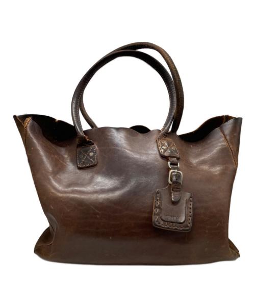 BILLYKIRK（ビリーカーク）BILLYKIRK (ビリーカーク) レザーバッグ ブラウンの古着・服飾アイテム