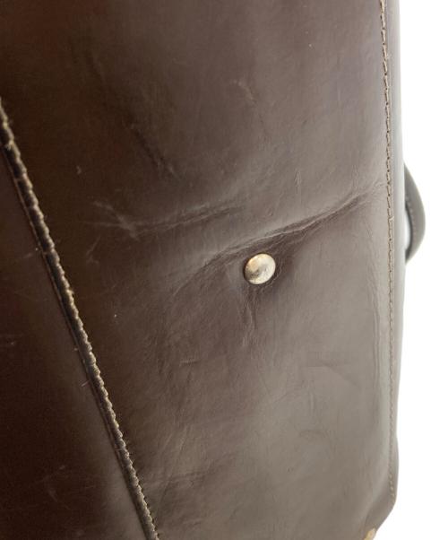 BOLDRINI SELLERIA（ボルドリーニ セレリア）BOLDRINI SELLERIA (ボルドリーニ セレリア) レザートートバッグ ブラウンの古着・服飾アイテム