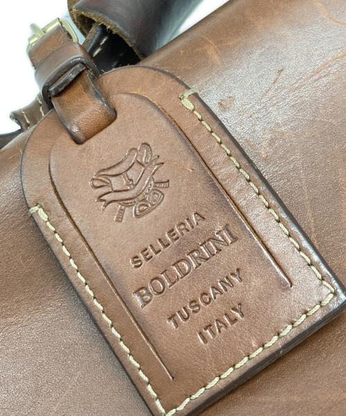 BOLDRINI SELLERIA（ボルドリーニ セレリア）BOLDRINI SELLERIA (ボルドリーニ セレリア) レザーブリーフケース ブラウンの古着・服飾アイテム