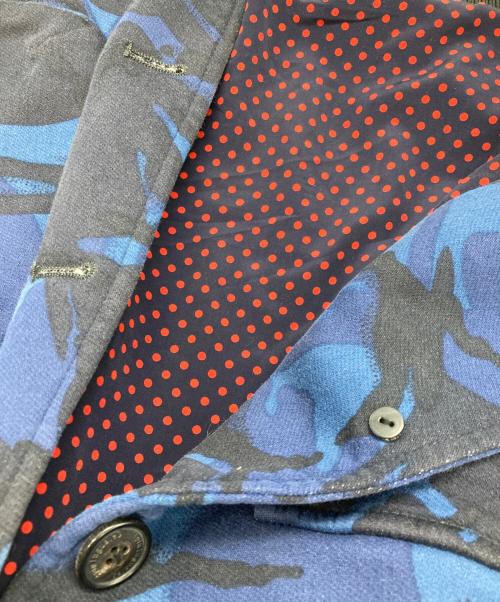 1piu1uguale3（ウノピュウノウグァーレトレ）1piu1uguale3 (ウノピュウノウグァーレトレ) NEW WAVE VALSTAR swet denim JK ネイビー サイズ:Ⅳの古着・服飾アイテム