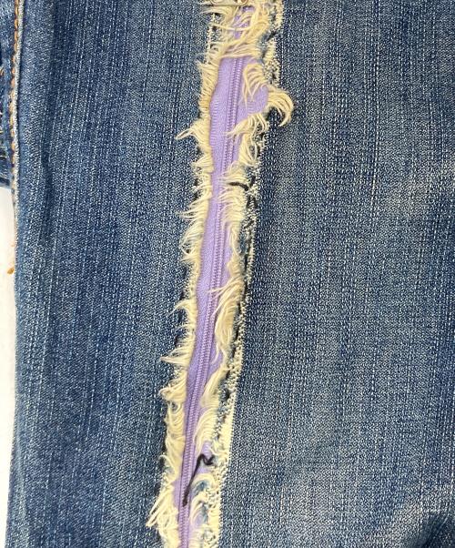 TRUE RELIGION（トゥルー レリジョン）TRUE RELIGION (トゥルー レリジョン) ダメージ加工フレアデニムパンツ インディゴ サイズ:29の古着・服飾アイテム