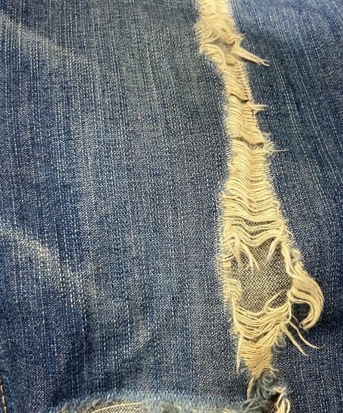 TRUE RELIGION（トゥルー レリジョン）TRUE RELIGION (トゥルー レリジョン) ダメージ加工フレアデニムパンツ インディゴ サイズ:29の古着・服飾アイテム