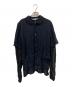COMME des GARCONS（コムデギャルソン）の古着「レイヤードジャケット」｜ブラック×ブルー