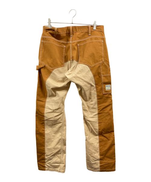 KOJIMA GENES（コジマジーンズ）KOJIMA GENES (コジマジーンズ) モンキーコンボペインターパンツ ブラウン サイズ:36の古着・服飾アイテム