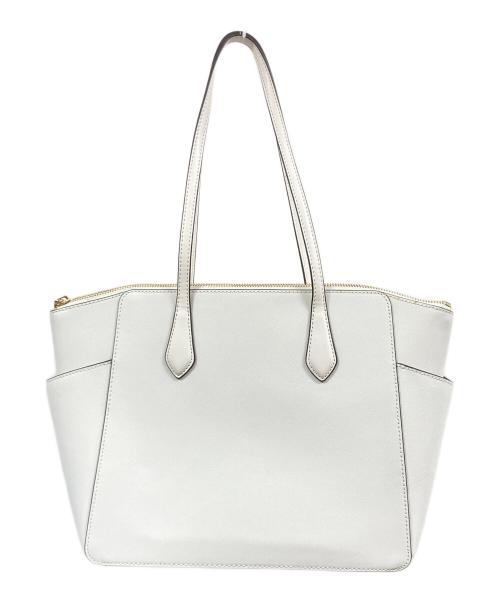 MICHAEL KORS（マイケル・コース）MICHAEL KORS (マイケル・コース) トートバッグ ホワイトの古着・服飾アイテム