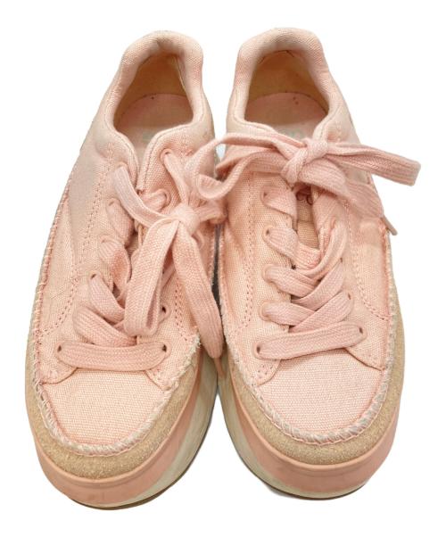 UGG（アグ）UGG (アグ) Marin Lace ピンク サイズ:23cmの古着・服飾アイテム
