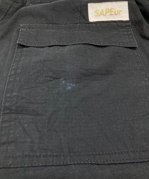SAPEur（サプール）SAPEur (サプール) リップストップスケートパンツ ブラック サイズ:XLの古着・服飾アイテム