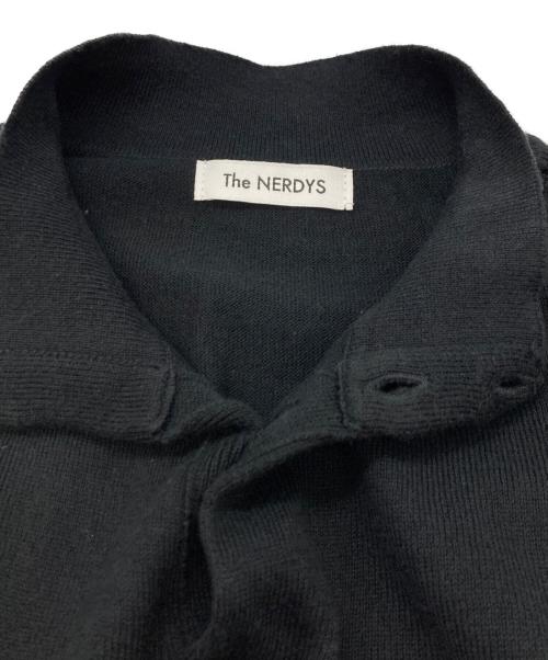 the nerdys（ザナーディーズ）THE NERDYS (ザナーディーズ) Organic Cotton Stand collar Polo Shirt ブラック サイズ:Mの古着・服飾アイテム