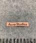 ACNE STUDIOS (アクネ ストゥディオズ) ウールマフラー グレー：12000円