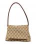 GUCCI（グッチ）の古着「GGキャンパスハンドバッグ」｜ブラウン