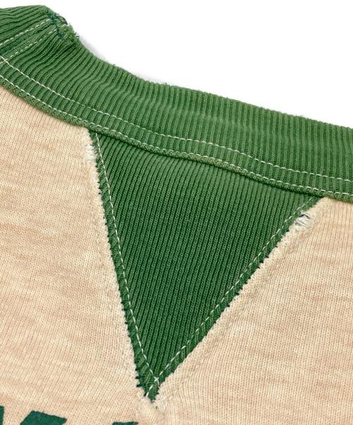 CUSHMAN（クッシュマン）CUSHMAN (クッシュマン) プリントスウェット グリーン サイズ:Lの古着・服飾アイテム