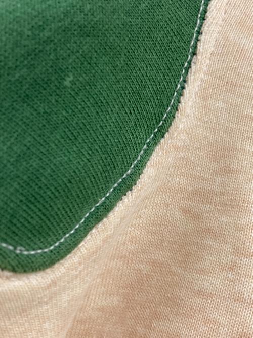 CUSHMAN（クッシュマン）CUSHMAN (クッシュマン) プリントスウェット グリーン サイズ:Lの古着・服飾アイテム