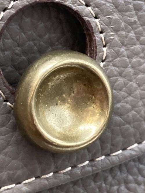 TOFF&LOADSTONE（トフアンドロードストーン）TOFF&LOADSTONE (トフアンドロードストーン) ルーフボタントートバッグ グレーの古着・服飾アイテム