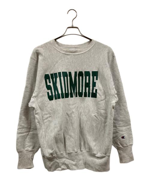 Champion REVERSE WEAVE（チャンピオン リバース ウィーブ）Champion REVERSE WEAVE (チャンピオン リバース ウィーブ) リバースウィーブプリントスウェット グレー サイズ:Ⅼの古着・服飾アイテム