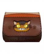 GBL×ojaga design×となりのトトロジービーエル×オジャガデザイン×トナリノトトロ）の古着「ショートウォレット」｜ブラウン