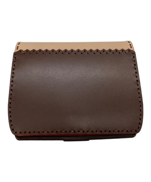 GBL（ジービーエル）GBL (ジービーエル) ojaga design (オジャガデザイン) となりのトトロ (トナリノトトロ) ショートウォレット ブラウンの古着・服飾アイテム