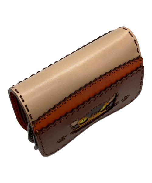 GBL（ジービーエル）GBL (ジービーエル) ojaga design (オジャガデザイン) となりのトトロ (トナリノトトロ) ショートウォレット ブラウンの古着・服飾アイテム