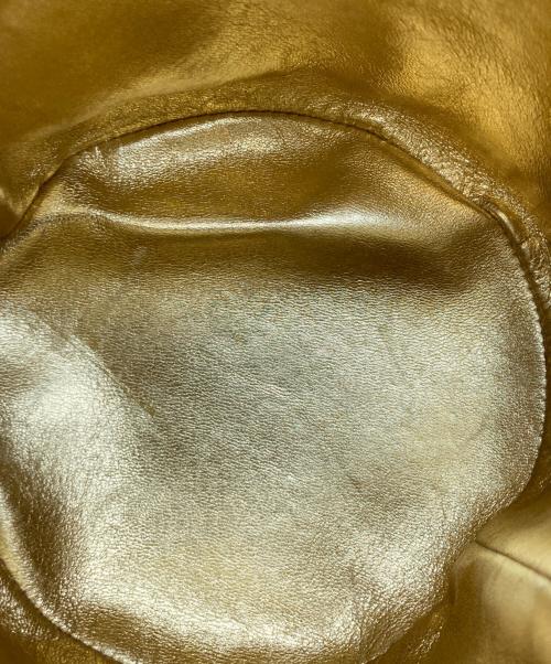 J&M DAVIDSON（ジェイ＆エム デヴィッドソン）J&M DAVIDSON (ジェイ＆エム デヴィッドソン) フリンジ巾着ポーチ ブラウンの古着・服飾アイテム