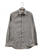 CELINEセリーヌ）の古着「ストライプシャツ」｜ネイビー×ブルー