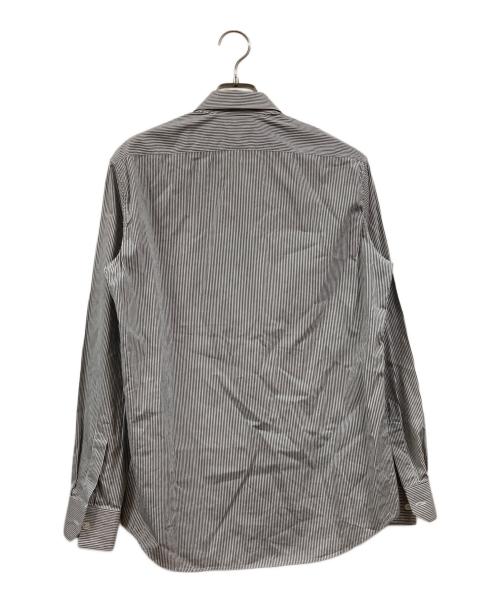 CELINE（セリーヌ）CELINE (セリーヌ) ストライプシャツ ネイビー×ブルー サイズ:38の古着・服飾アイテム