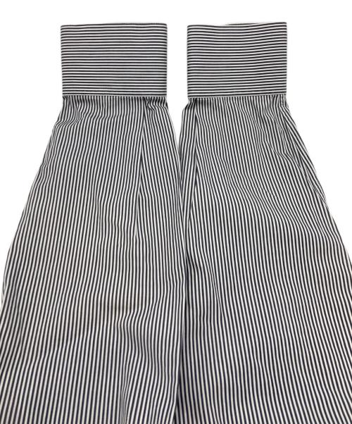 CELINE（セリーヌ）CELINE (セリーヌ) ストライプシャツ ネイビー×ブルー サイズ:38の古着・服飾アイテム