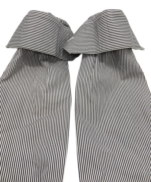 CELINE（セリーヌ）CELINE (セリーヌ) ストライプシャツ ネイビー×ブルー サイズ:38の古着・服飾アイテム